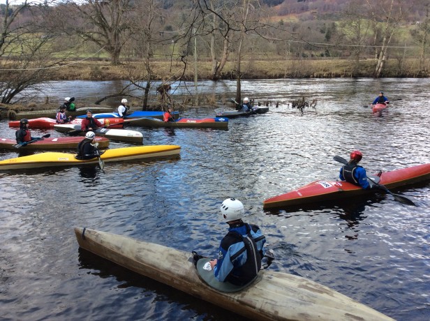 Paddlers at Tully