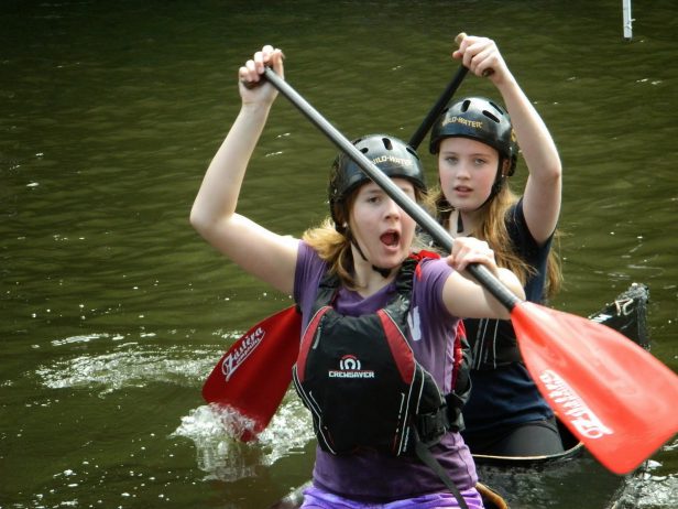 kingsland basin slalom may 16 2015 092 Caitlin and Ellan