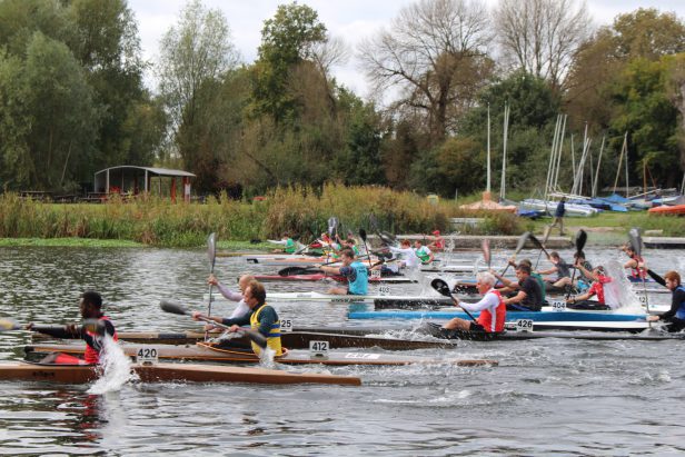 Start of the division 4 race at Elmbridge